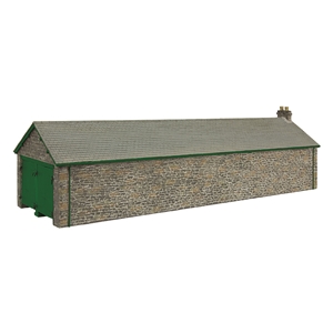 (image for) 44-0199G Narrow Gauge (OO9) Boston Lodge Engine Shed - Green